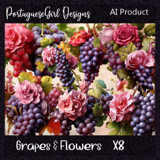 Grapes & Roses - Click Image to Close