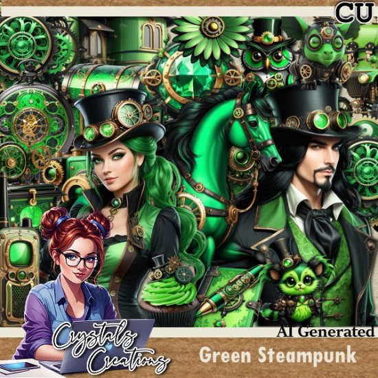 Green Steampunk - Click Image to Close