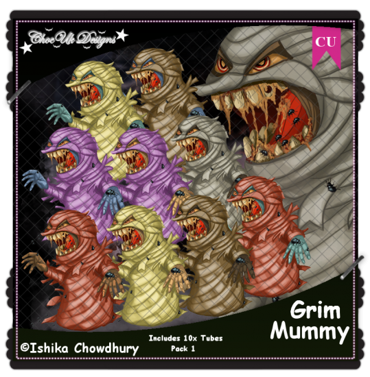 Grim Mummy CU/PU Pack 1 - Click Image to Close