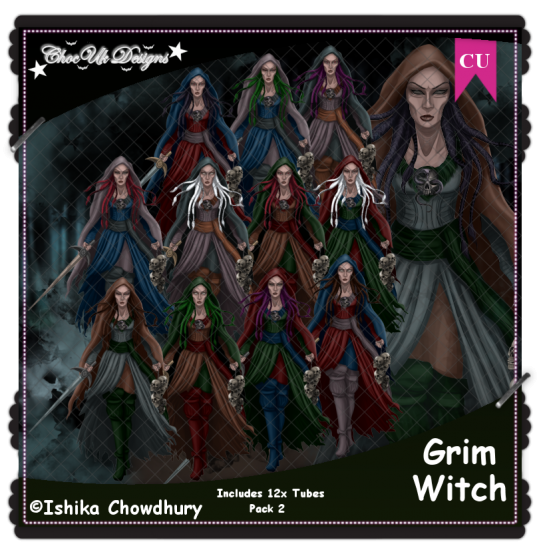 Grim Witch CU/PU Pack 2 - Click Image to Close