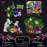 Halloween Moon Embellishments