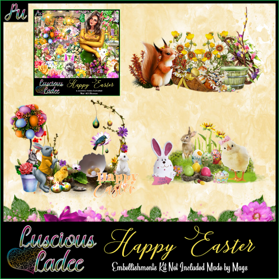 Happy Easter Embellishments - Click Image to Close