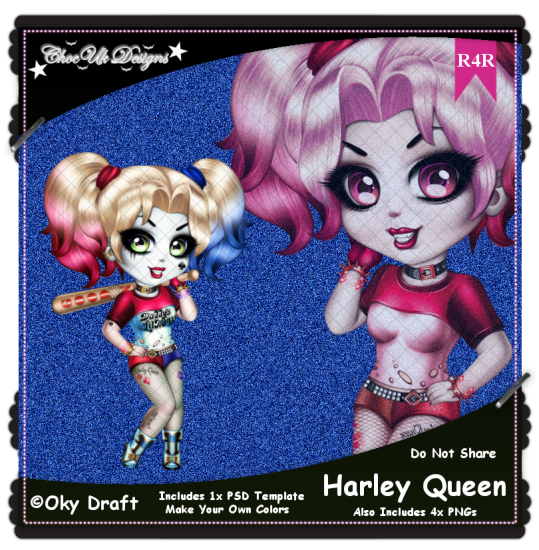 Harley Queen Chibi R4R - Click Image to Close