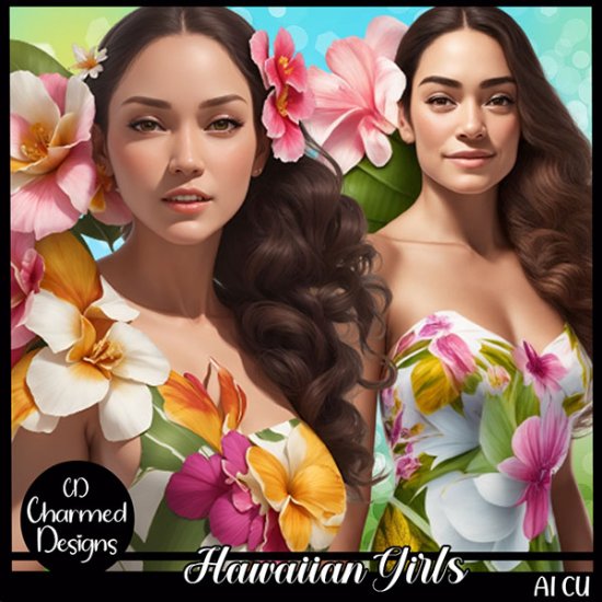 Hawaiian Girls - Click Image to Close