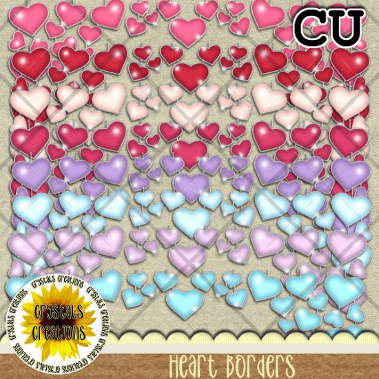 Heart Borders - Click Image to Close