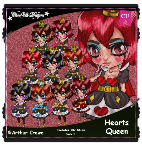 Hearts Queen CU/PU Pack 1 - Click Image to Close