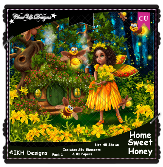 Home Sweet Honey CU/PU Pack - Click Image to Close