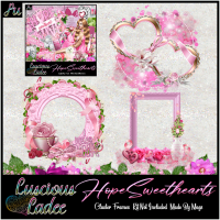 Hope Sweethearts Cluster Frames