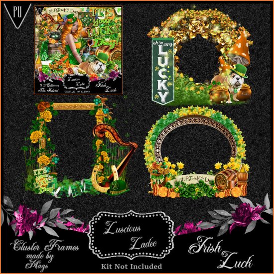 Irish Luck Cluster Frames - Click Image to Close