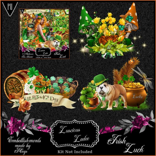 Irish Luck Embellishments - Click Image to Close