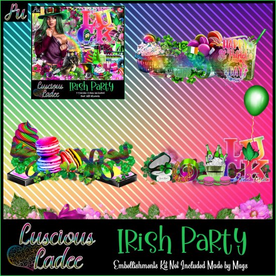 Irish Party Embellishments - Click Image to Close