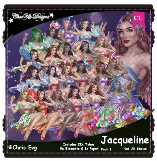 Jacqueline CU/PU Pack 1 - Click Image to Close