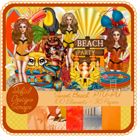 Sunset Beach Tagger Kit PU - Click Image to Close