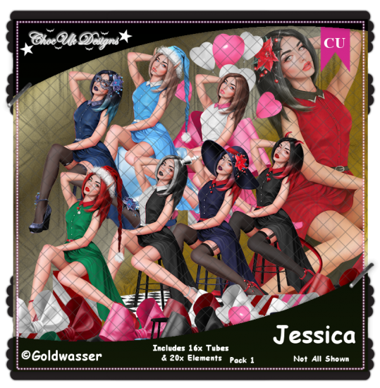 Jessica CU/PU Pack 1 - Click Image to Close