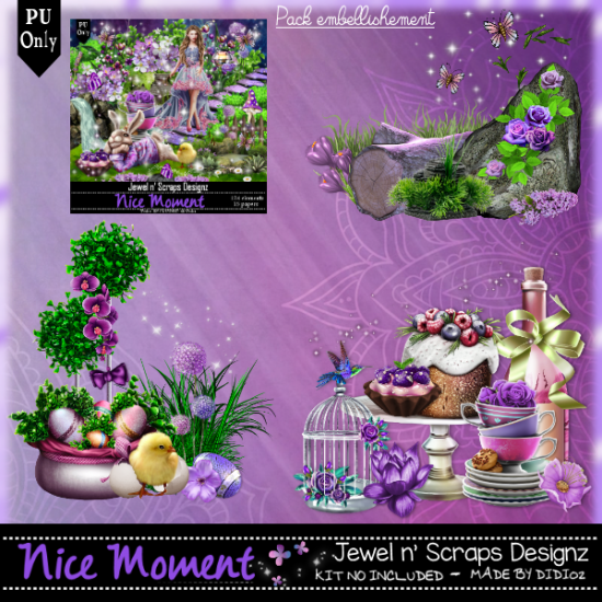 Embellishments PU - Nice Moment - Click Image to Close