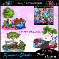 Clusters Frame PU - Romantic Garden