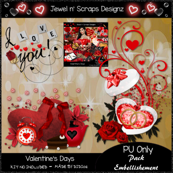 Embellishments PU - Valentine's Day - Click Image to Close