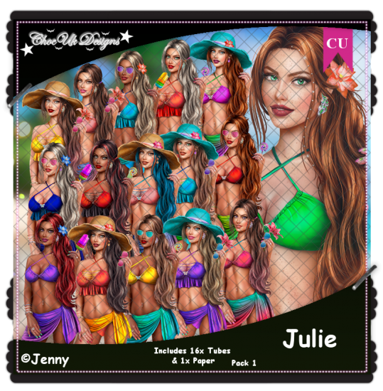 Julie CU/PU Pack 1 - Click Image to Close