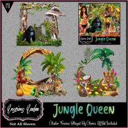 Jungle Queen Cluster Frames