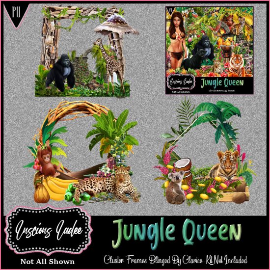 Jungle Queen Cluster Frames - Click Image to Close