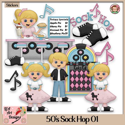 50's Sock Hop 01 - CU