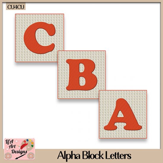 Alpha Block Letters - CU4CU - Click Image to Close