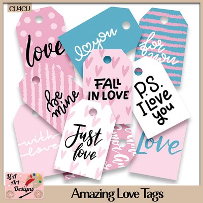 Amazing Love Tags - CU4CU