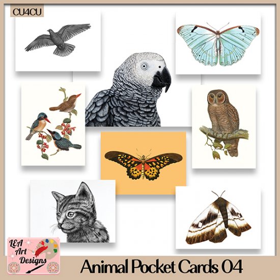 Animal Pocket Cards 04 - CU4CU - Click Image to Close