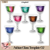 Asbian Glass 02 - Layered Template - CU