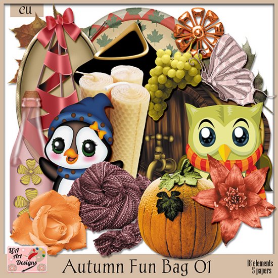 Autumn Fun Bag 01 - CU - Click Image to Close