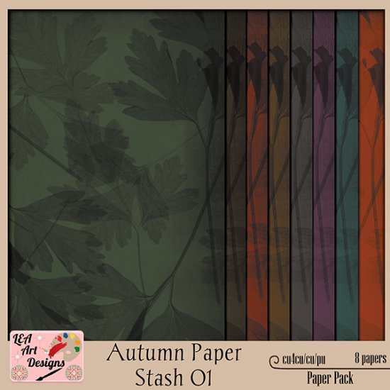 Autumn Paper Stash 01 - CU4CU - FS - Click Image to Close