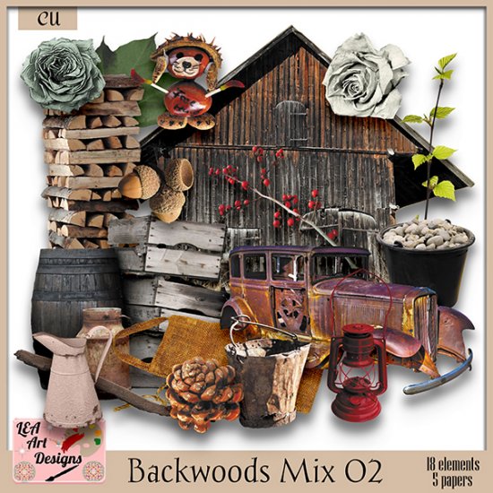 Back Woods Mix 02 - CU - Click Image to Close