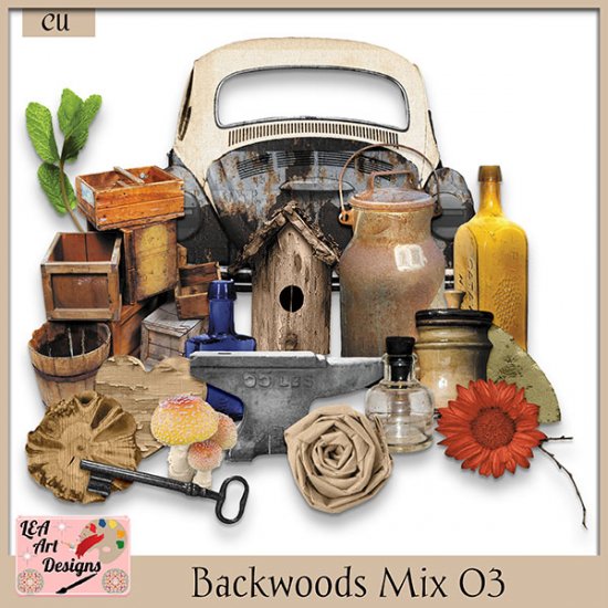 Back Woods Mix 03 - CU - Click Image to Close