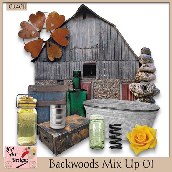 Back Woods Mix 01 - CU - Click Image to Close