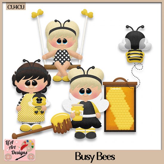 Busy Bees - CU4CU - Click Image to Close