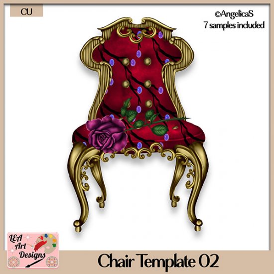 Chair 02 - Layered Template - CU - Click Image to Close