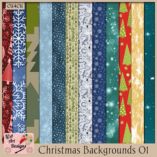 Christmas Backgrounds 01 - CU4CU - FS - Click Image to Close