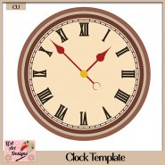 Clock - Layered Template - CU
