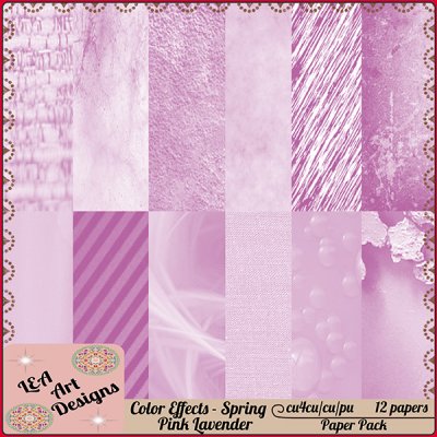Color Effects - Spring - Pink Lavendar - CU4CU - FS
