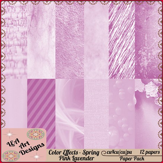 Color Effects - Spring - Pink Lavendar - CU4CU - FS - Click Image to Close