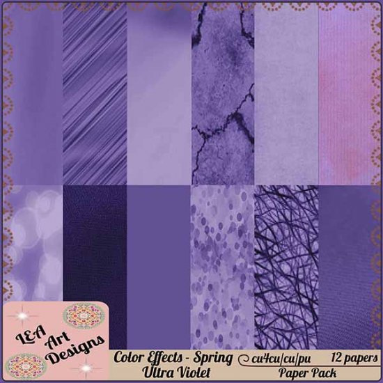 Color Effects - Spring - Ultra Violet - CU4CU - FS - Click Image to Close