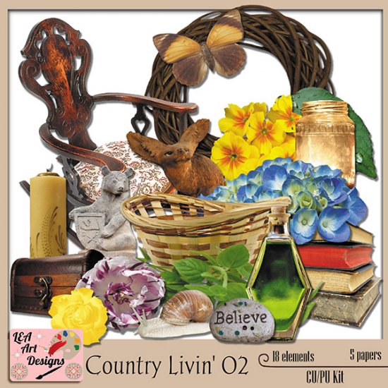 Country Livin' 02- CU - Click Image to Close