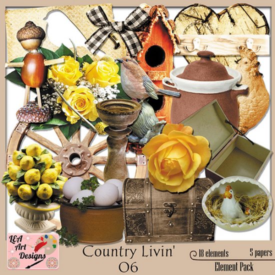 Country Livin' 06- CU - Click Image to Close