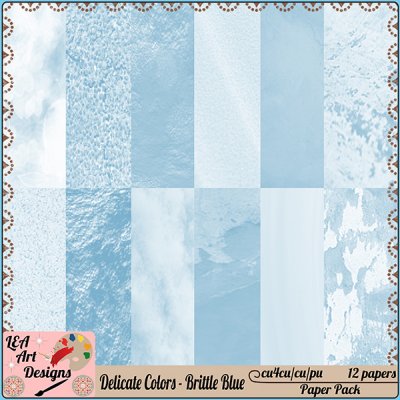 Delicate Colors - Brittle Blue - CU4CU - FS