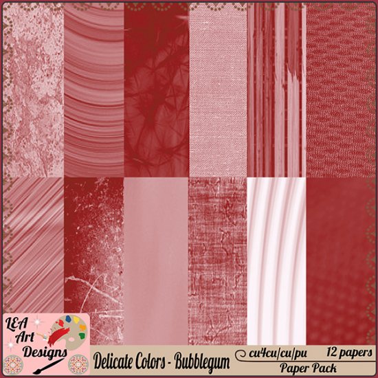 Delicate Colors - Bubblegum - CU4CU - FS - Click Image to Close