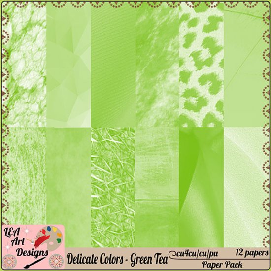 Delicate Colors - Green Tea - CU4CU - FS - Click Image to Close