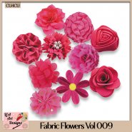 Fabric Flowers Vol 009 - CU4CU