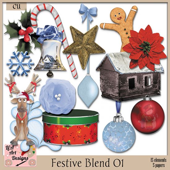 Festive Blend 01 - CU - Click Image to Close