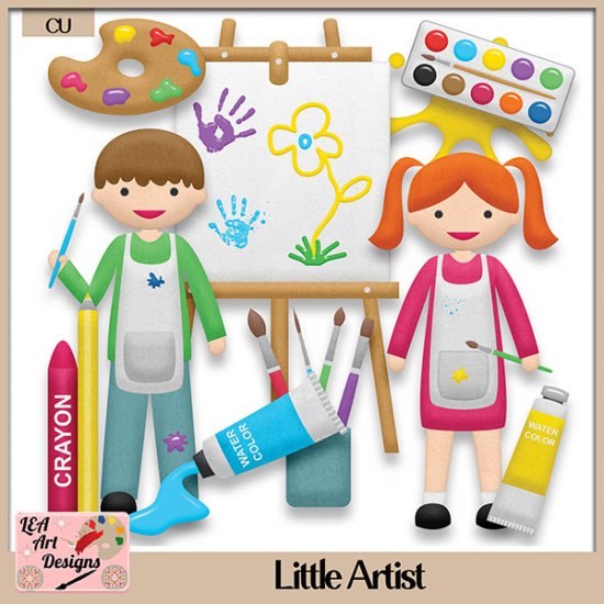 Little Artist - Stickers - CU - Click Image to Close
