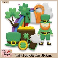 St. Patrick's Day - Stickers - CU